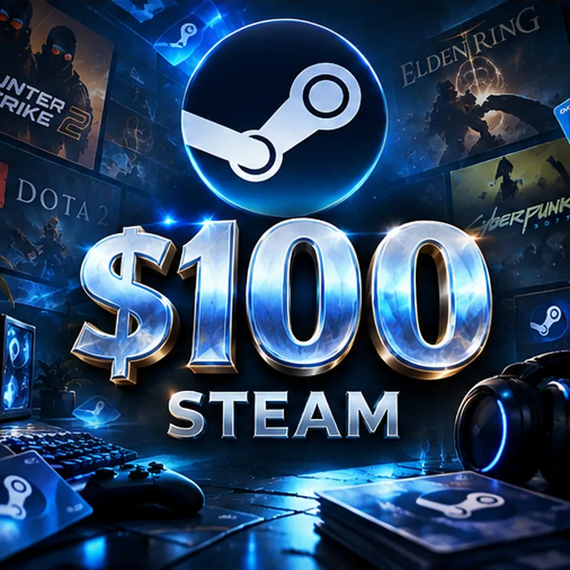 STEAM 100$ CÜZDAN KODU YÜKLEME ŞANSI
