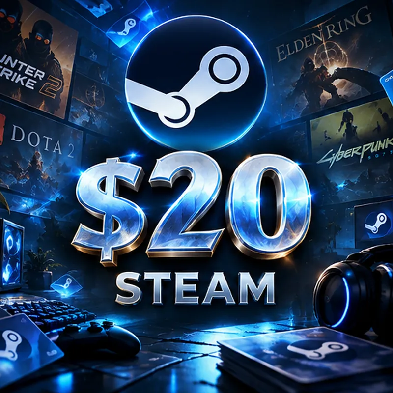 STEAM 20$ CÜZDAN KODU YÜKLEME ŞANSI