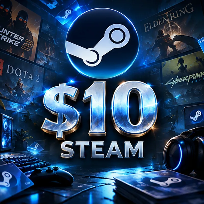 STEAM 10$ CÜZDAN KODU YÜKLEME ŞANSI