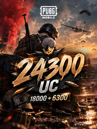 PUBG Mobile 24300 UC (TR) ID Yükleme Şansı