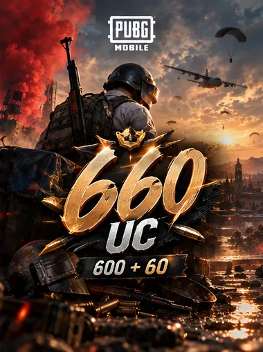 PUBG Mobile 660 UC (TR) ID Yükleme Şansı
