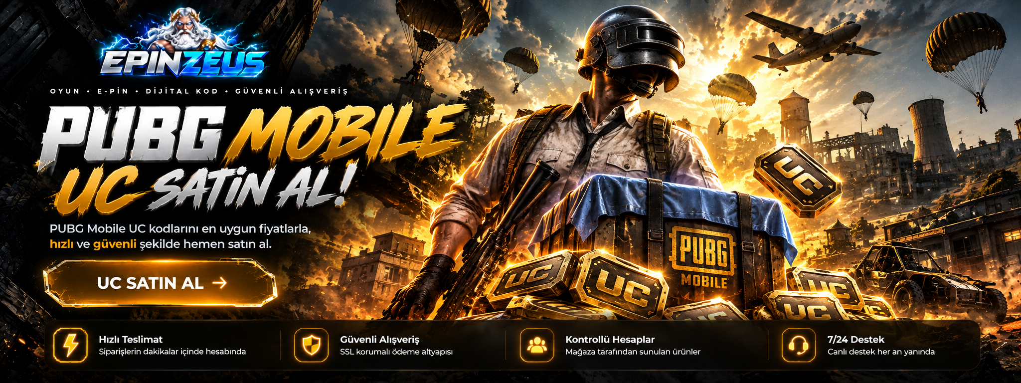 PUBG Mobile UC Sat?n Al